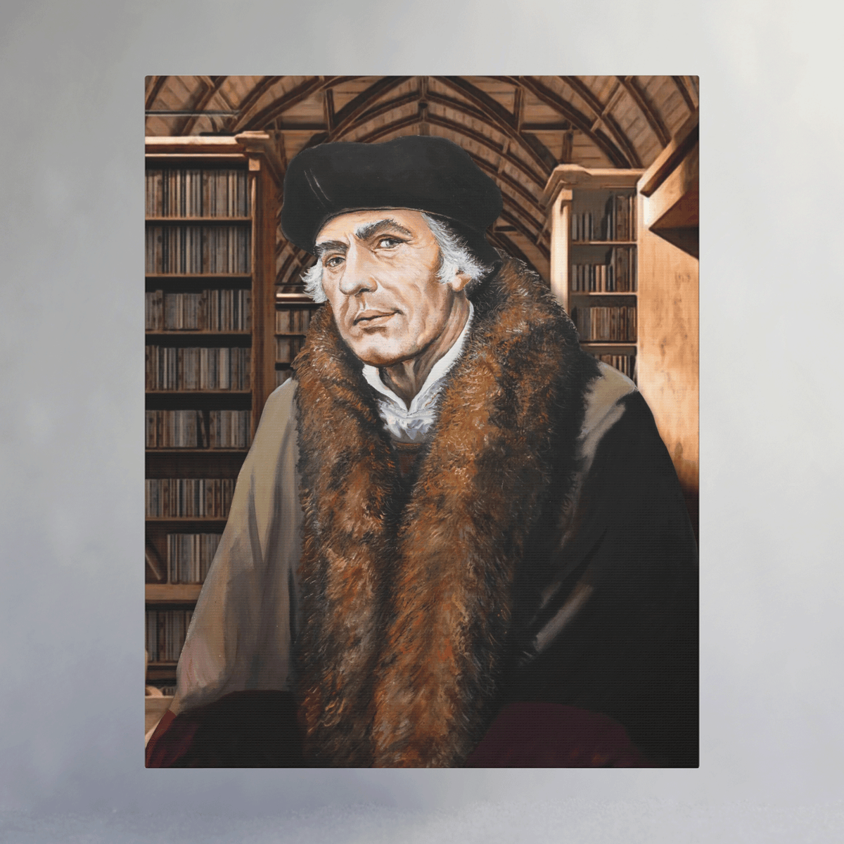 Oil Portrait Series - Desiderius Erasmus
