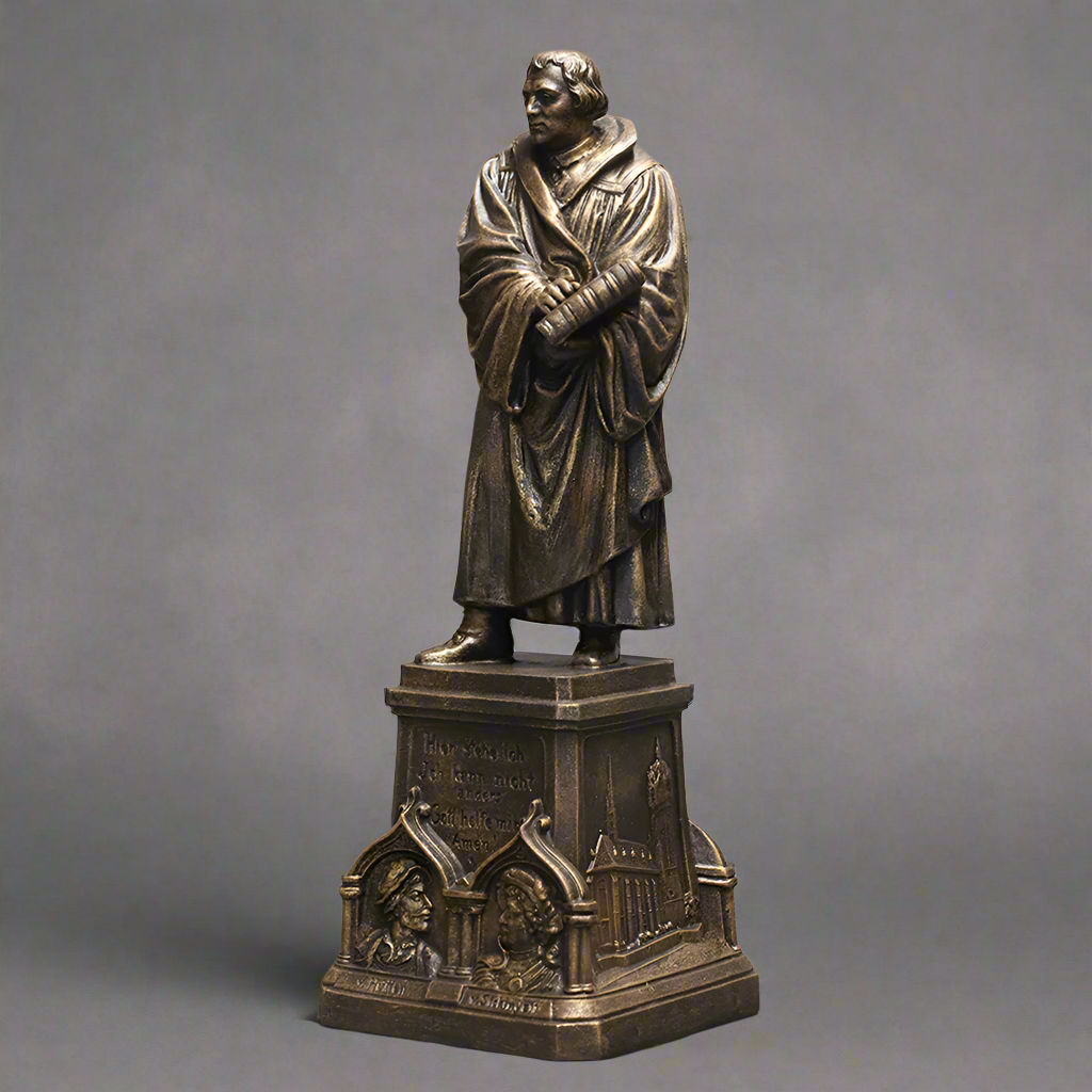 Martin Luther Statue (tall ornate base)