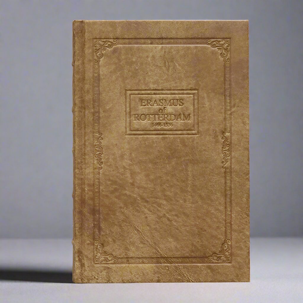 Erasmus Greek New Testament - 1519 Facsimile Carroll Stallone Rawhide Leather
