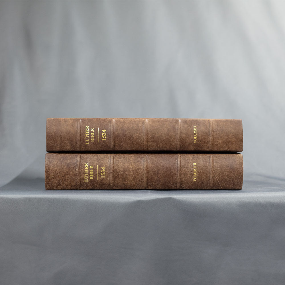Luther Bible - 1534 Large Quarto Edition Facsimile 2-Volume Set