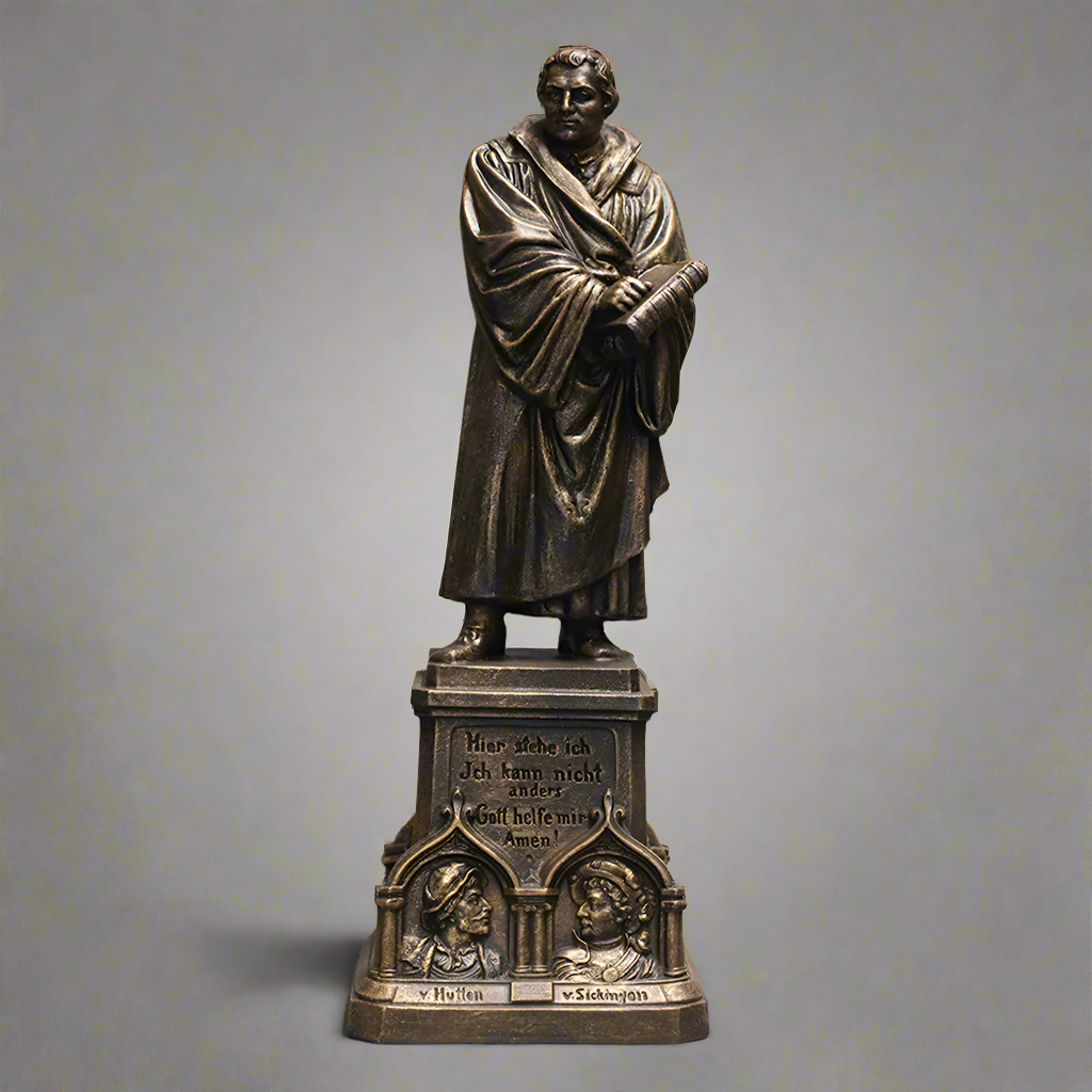 Martin Luther Statue (tall ornate base)