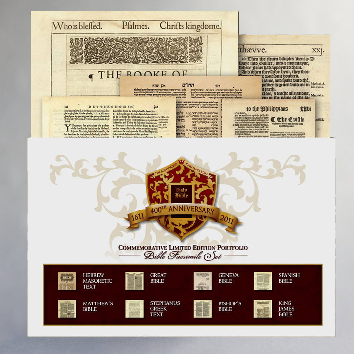 KJV 400th Anniversary Commemorative Portfolio Teaching Kit