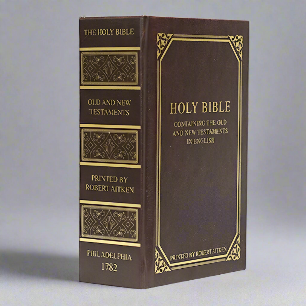 Aitken Bible - 1782 Facsimile Brown Faux Leather