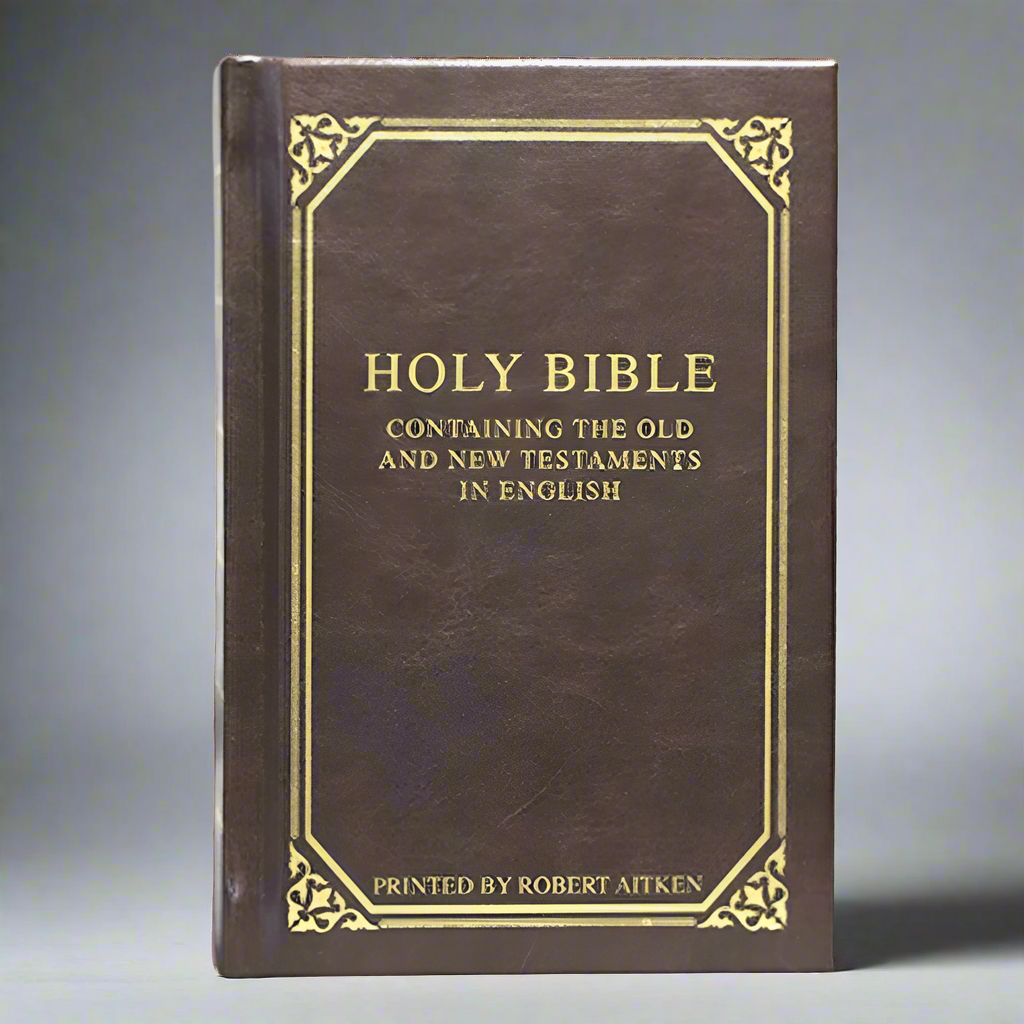Aitken Bible - 1782 Facsimile Brown Faux Leather