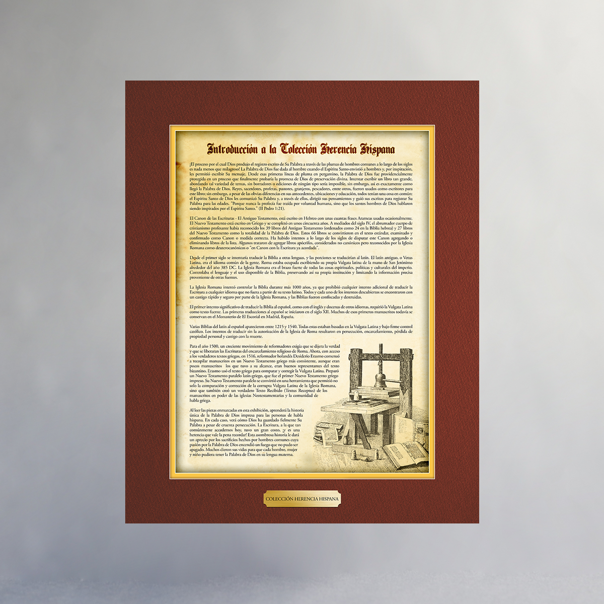 16&quot; x 20&quot; Giclée Fine Art Print - Spanish Heritage Collection - Series Introduction