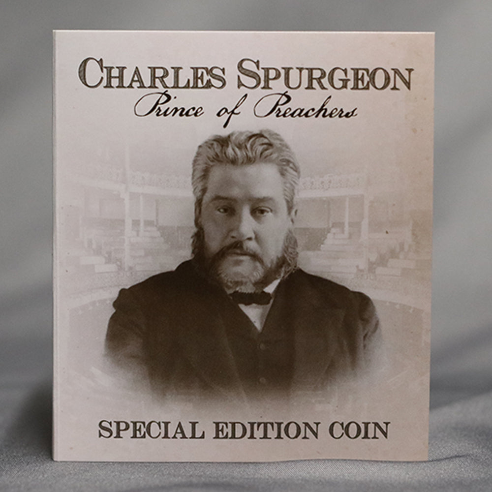 Charles H. Spurgeon “Prince of Preachers” Commemorative Coin with Information Card