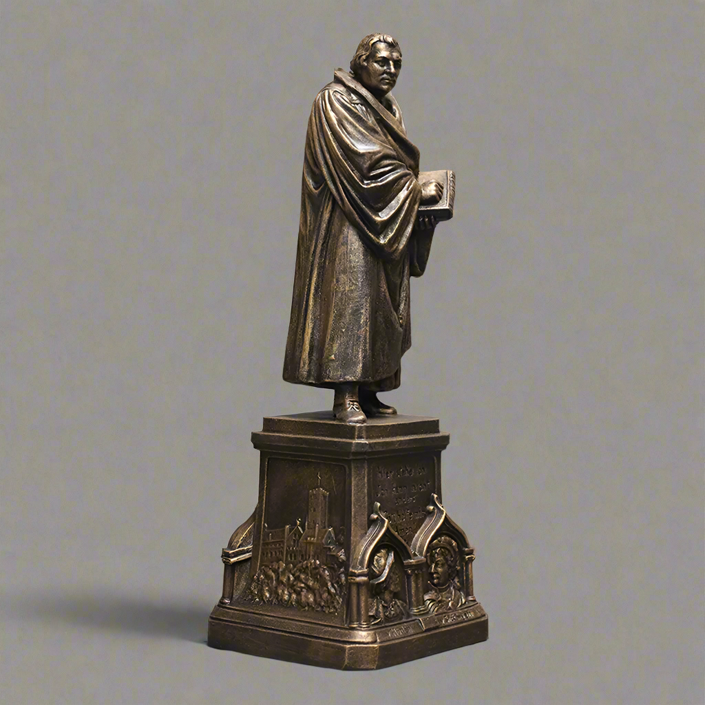 Martin Luther Statue (tall ornate base)