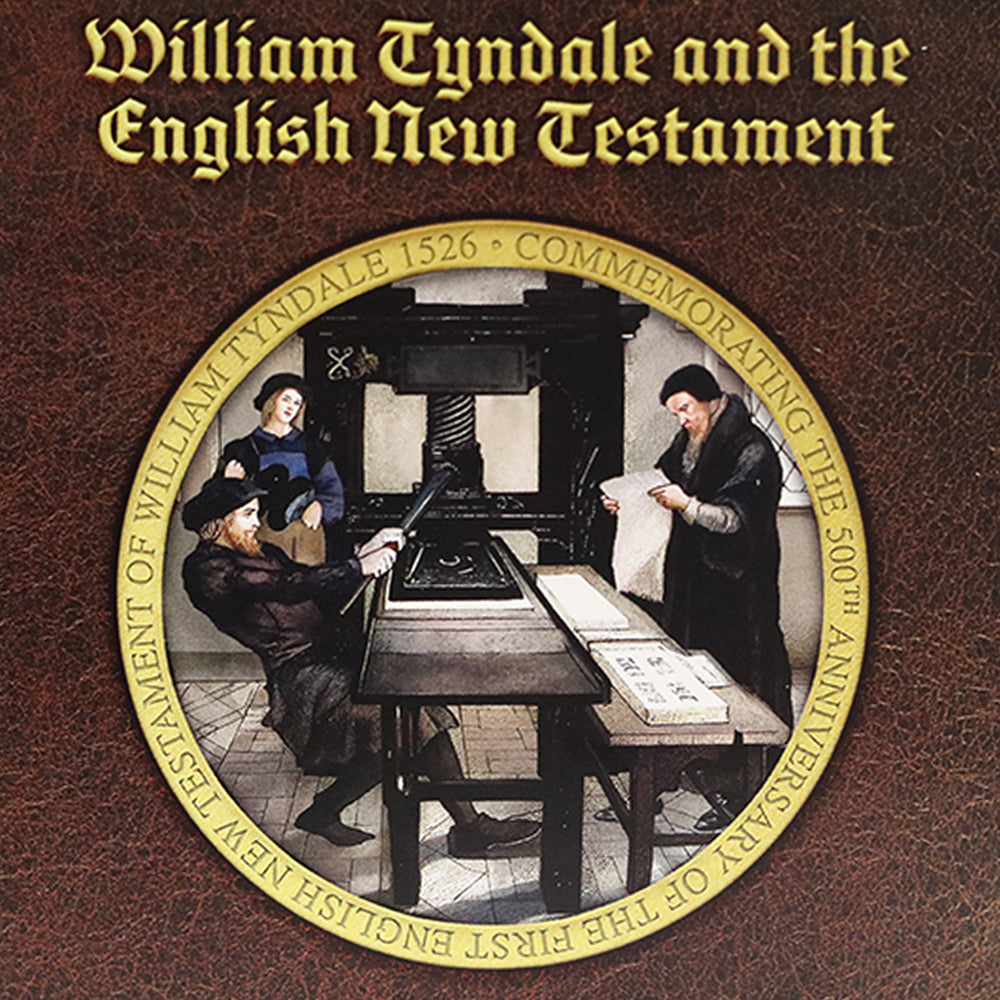William Tyndale 500th Anniversary Commemorative Coin with Information Card