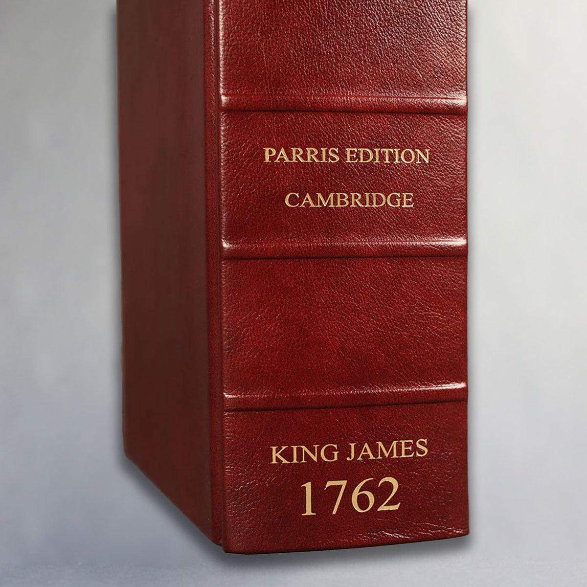 King James Bible - 1762 Parris Facsimile Carroll Revelation Vino (Burgundy) Leather