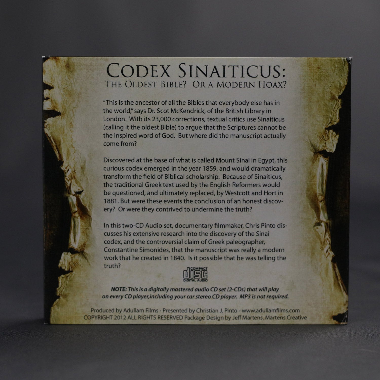 Codex Sinaiticus - The Oldest Bible? Or a Modern Hoax? (2