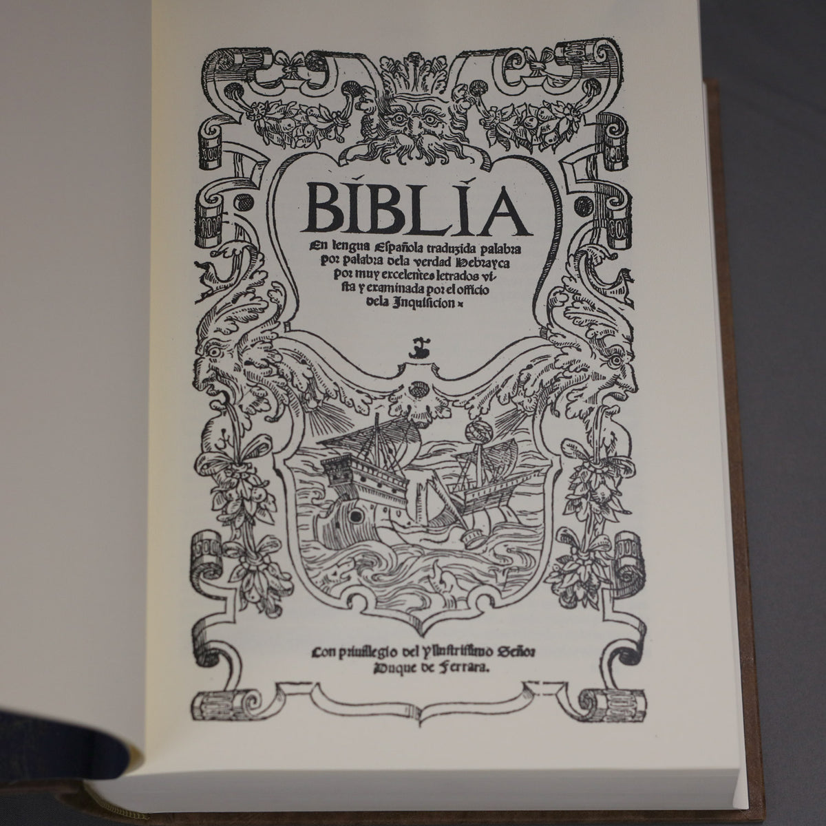 1553 La Biblia de Ferrara Facsimile