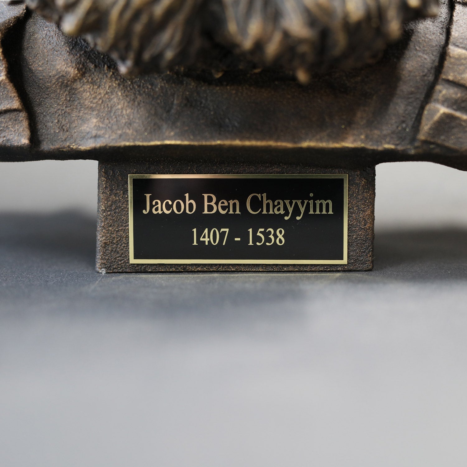Jacob ben Chayyim - Sculpture - Biblical Heritage Exhibit