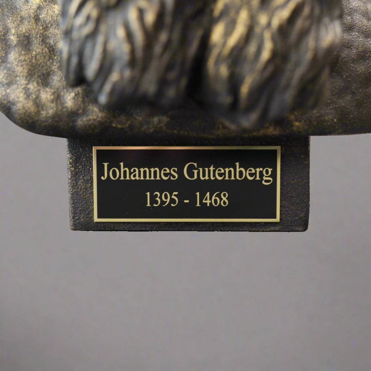 Johannes Gutenberg - Sculpture