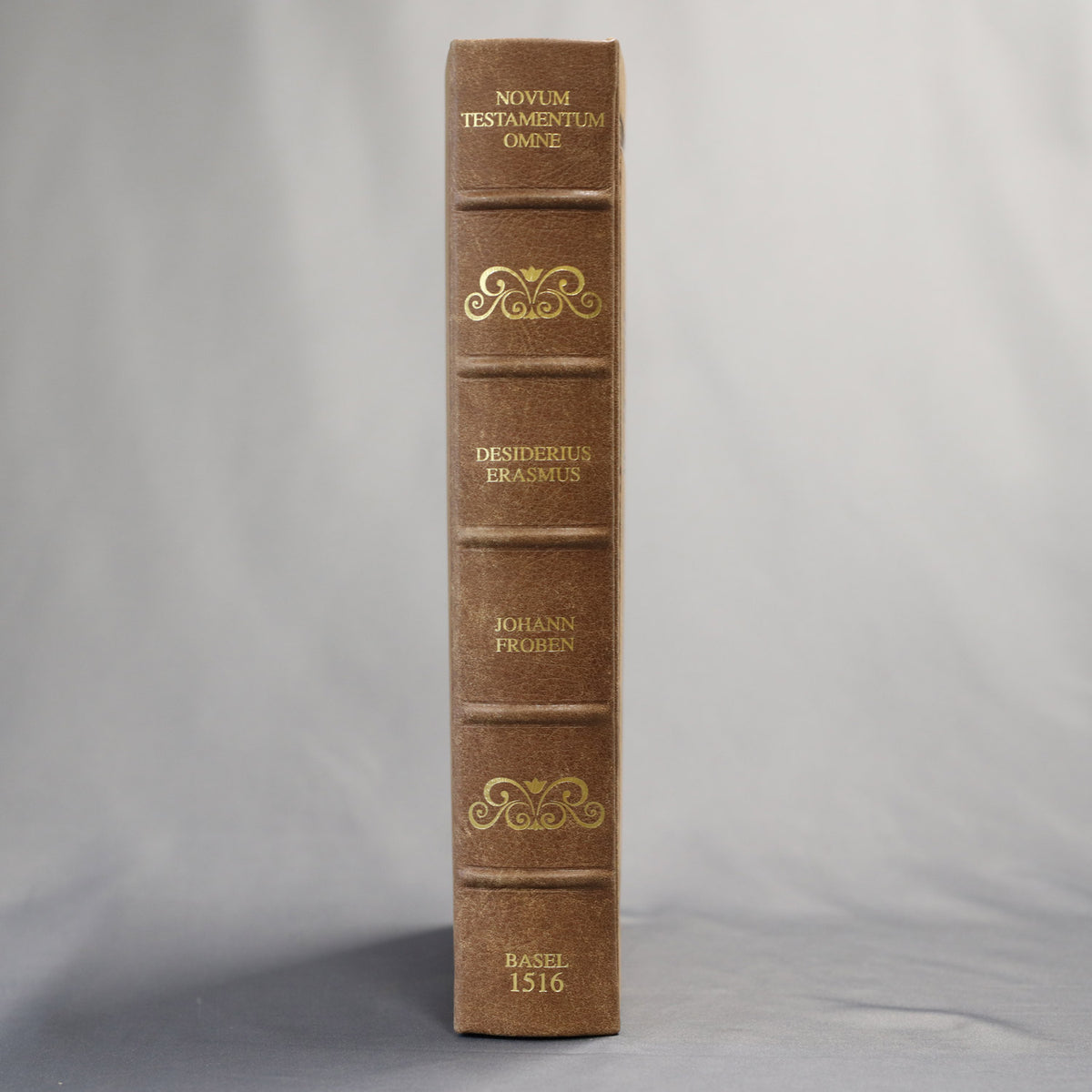 Erasmus Greek New Testament - 1516 Facsimile Carroll Stallone Rawhide Leather