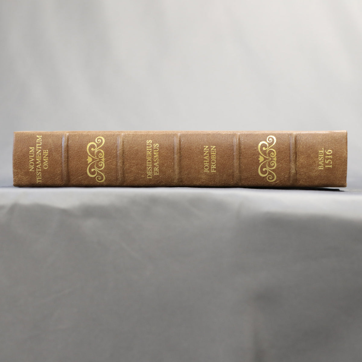 Erasmus Greek New Testament - 1516 Facsimile Carroll Stallone Rawhide Leather