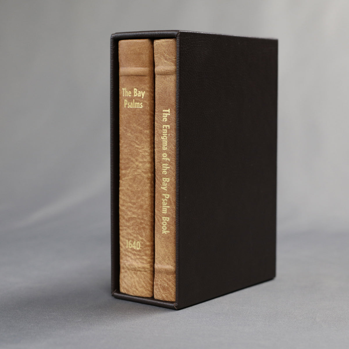 The Bay Psalms Book (brown leather)