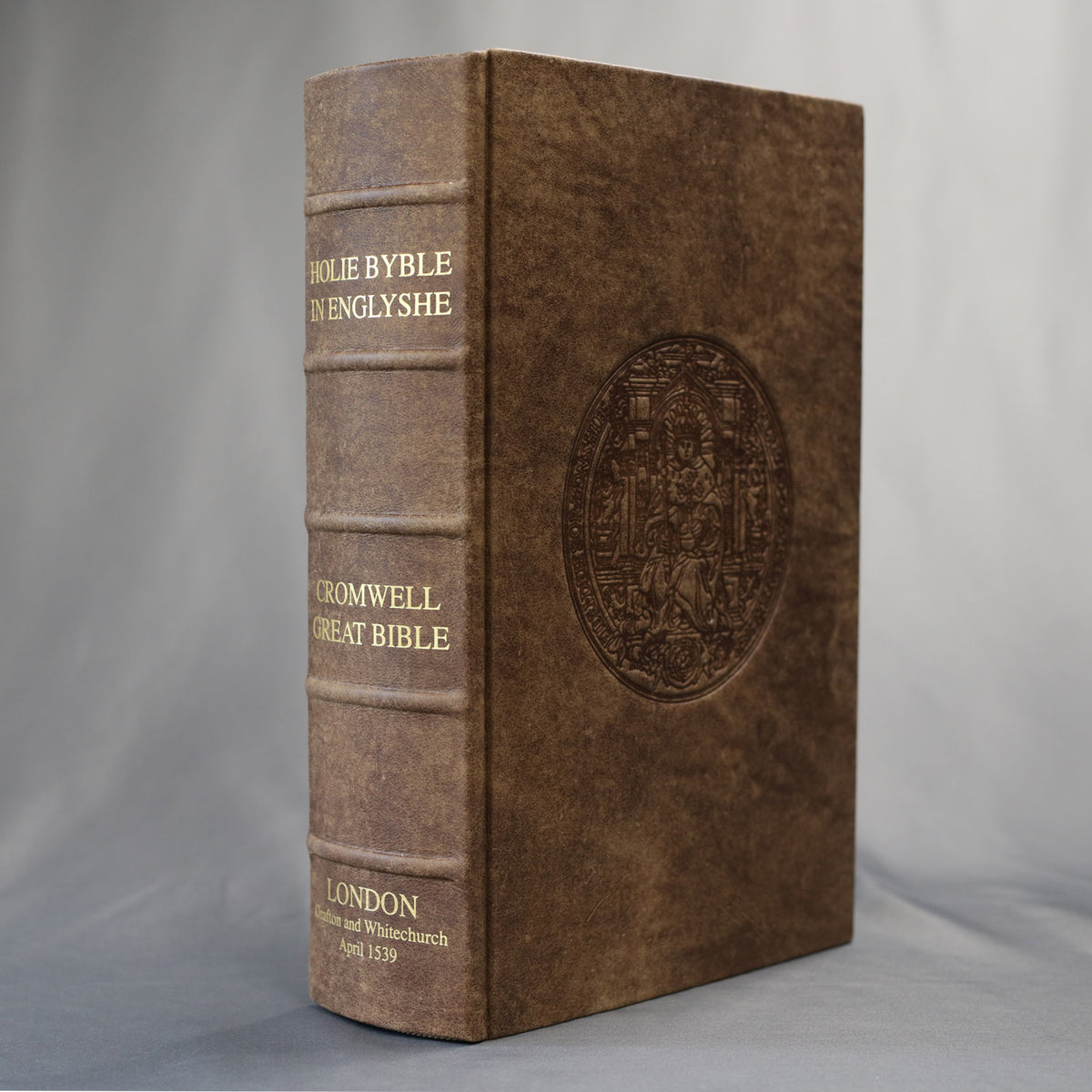 Great Bible - 1539 Facsimile Yuma Cherrywood Distressed Leather