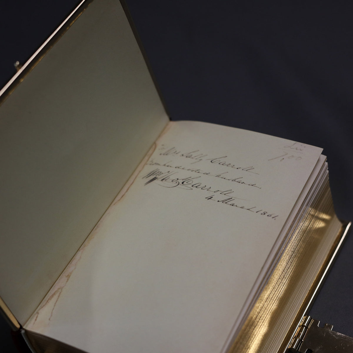 President Abraham Lincoln Inaugural Bible Facsimile