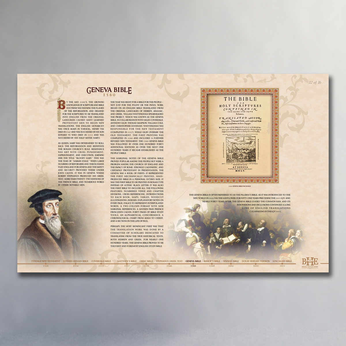 36” x 24” Portfolio Poster Series - Geneva Bible