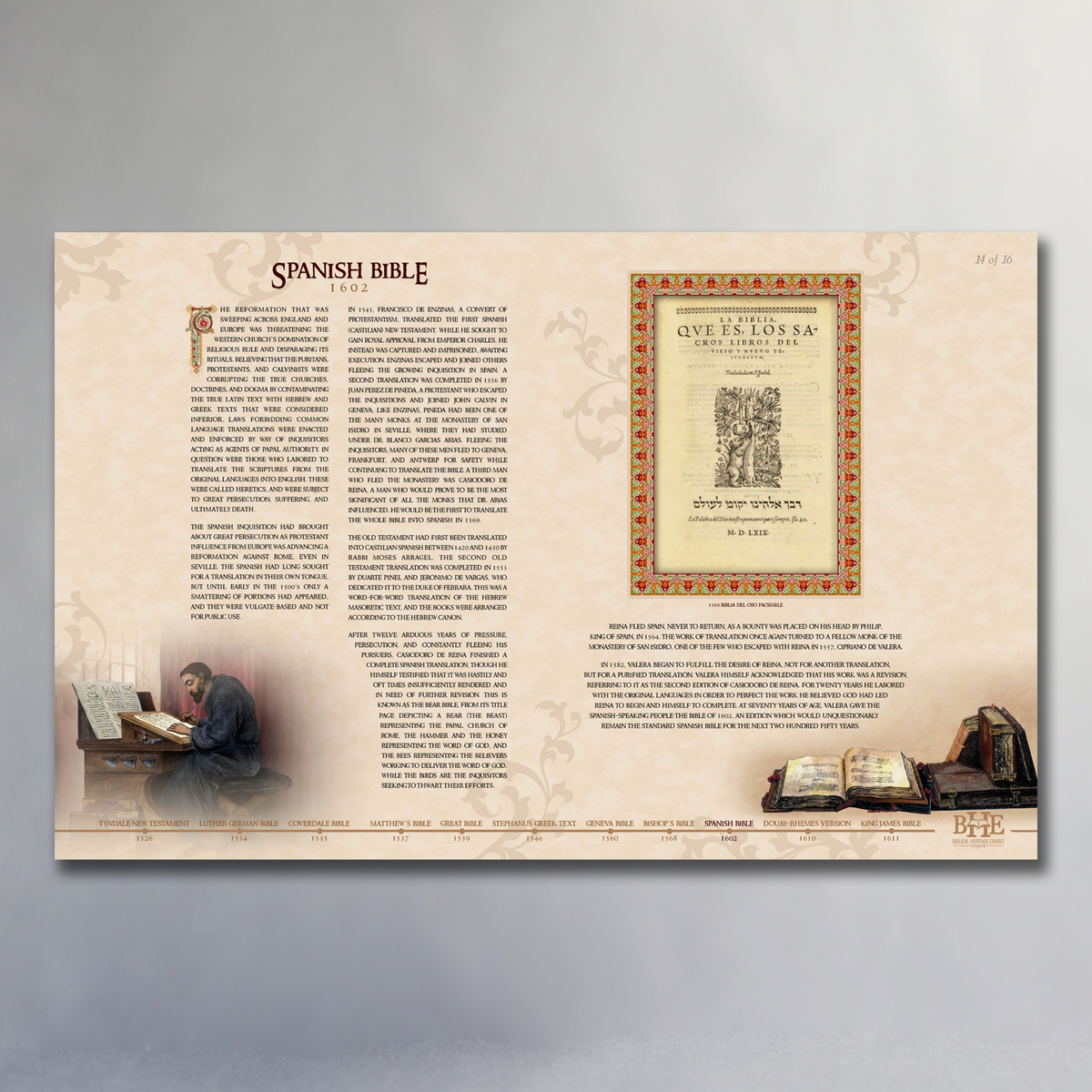 36” x 24” Portfolio Poster Series - Spanish Bible