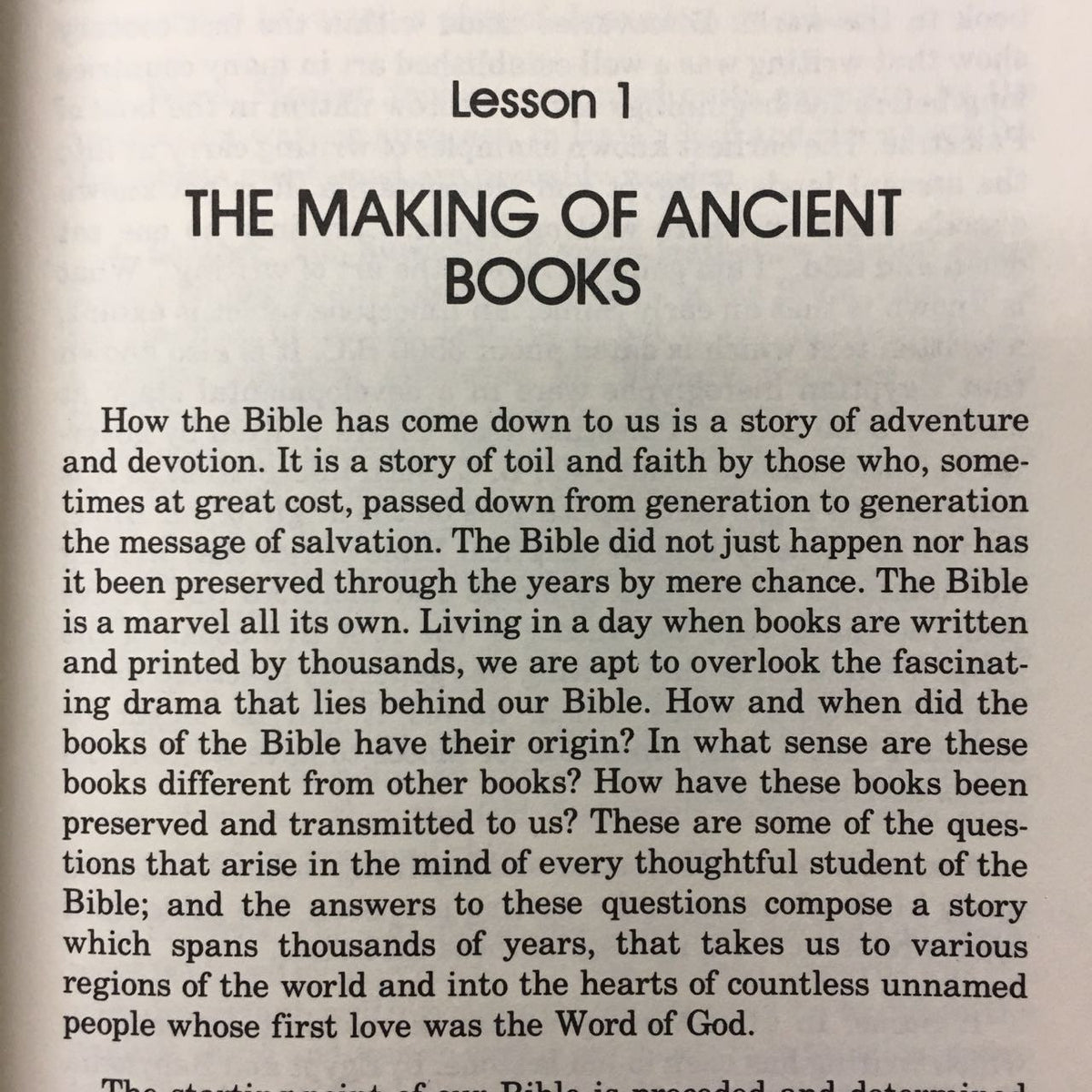 How We Got the Bible (Lightfoot)